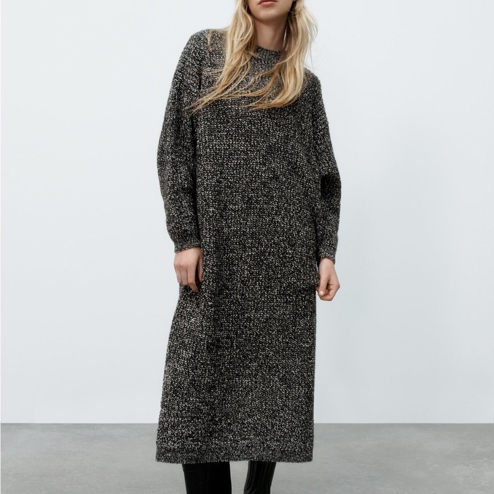 Zara midi sweater dress